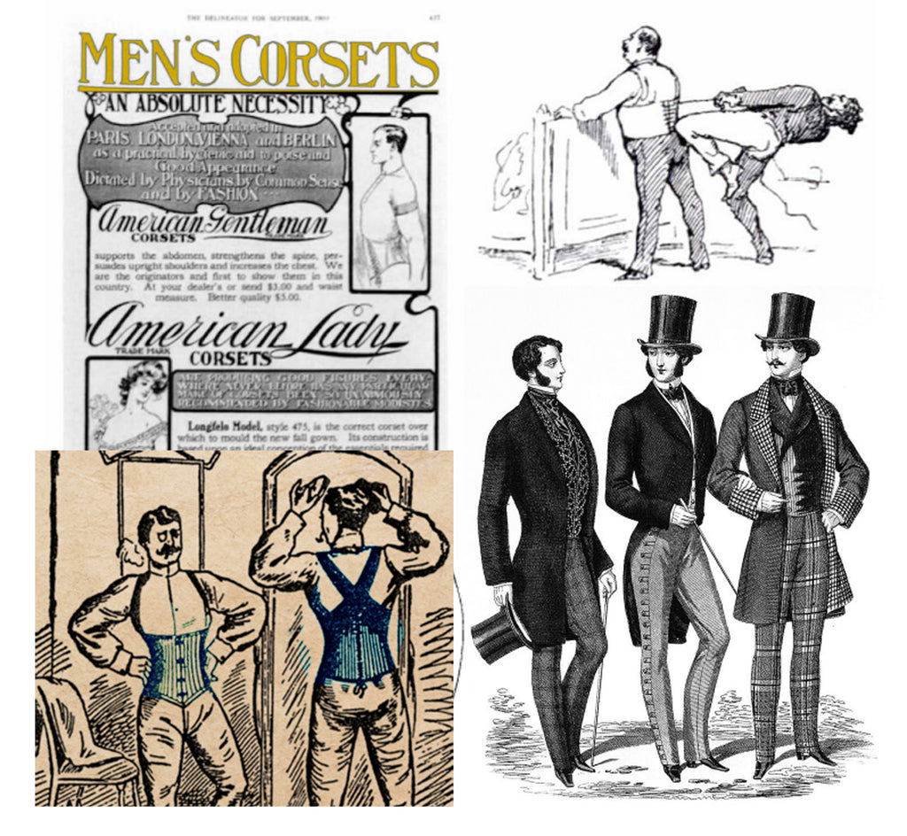 Western Fashion Men's Corset Top
