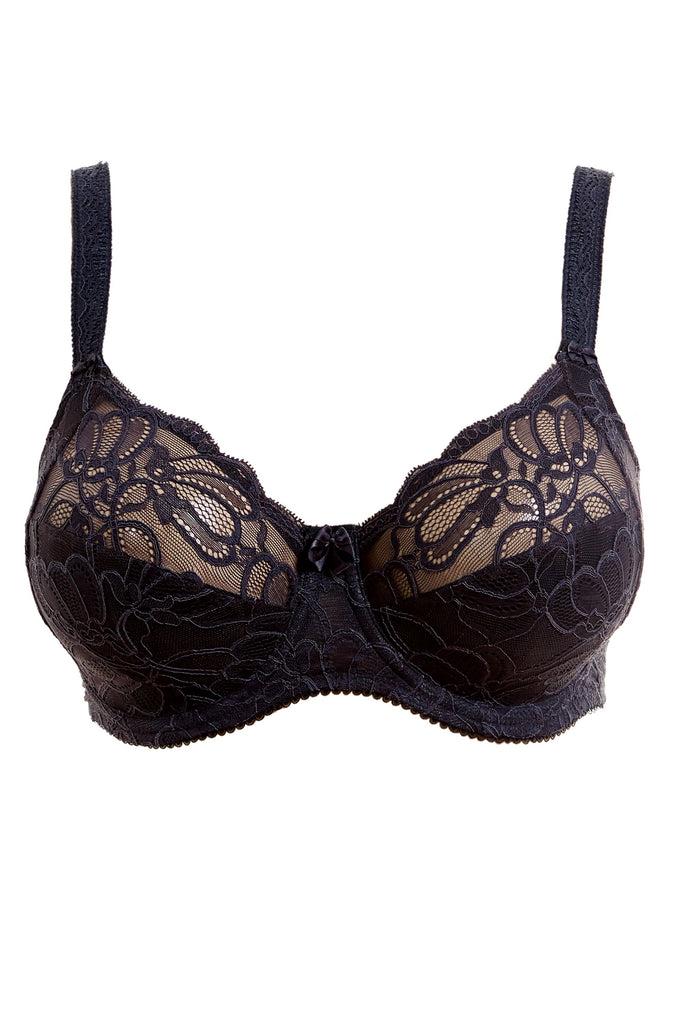 Buy Pour Moi Black Fuller Cup Charnos Flamenco Full Cup Bra from