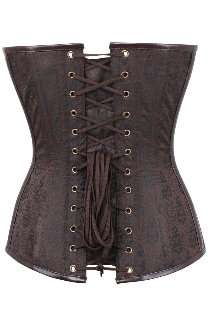 Red Steampunk Corset With Chains