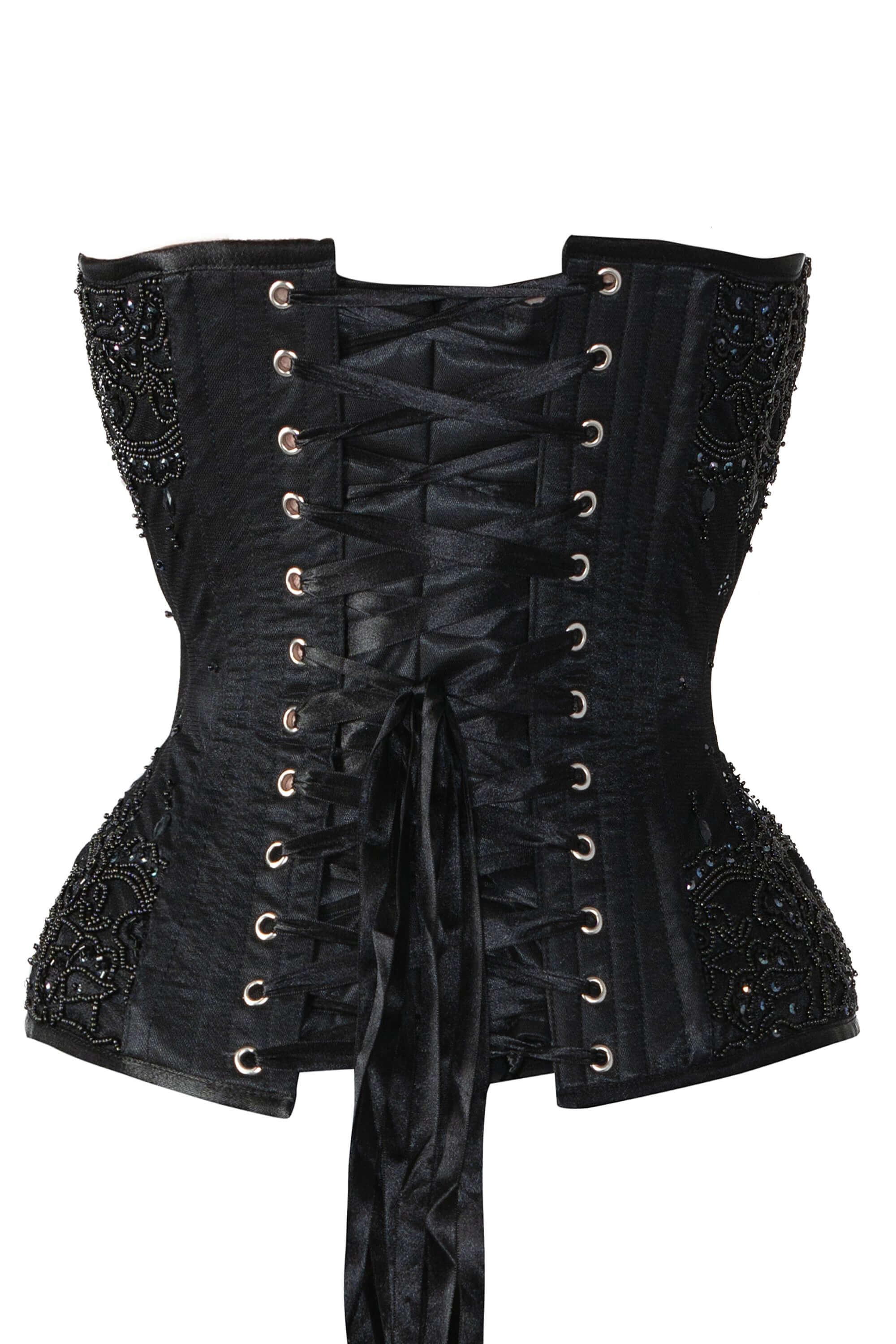Black Satin Couture Corset