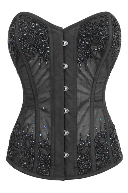 Black Mesh Couture Corset