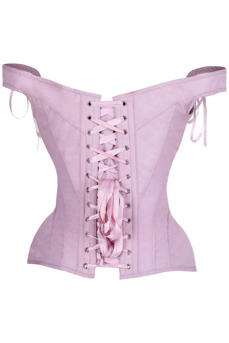 Dawn Pink Sleeved Corset