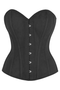 Single Layer Overbust Corset in Black