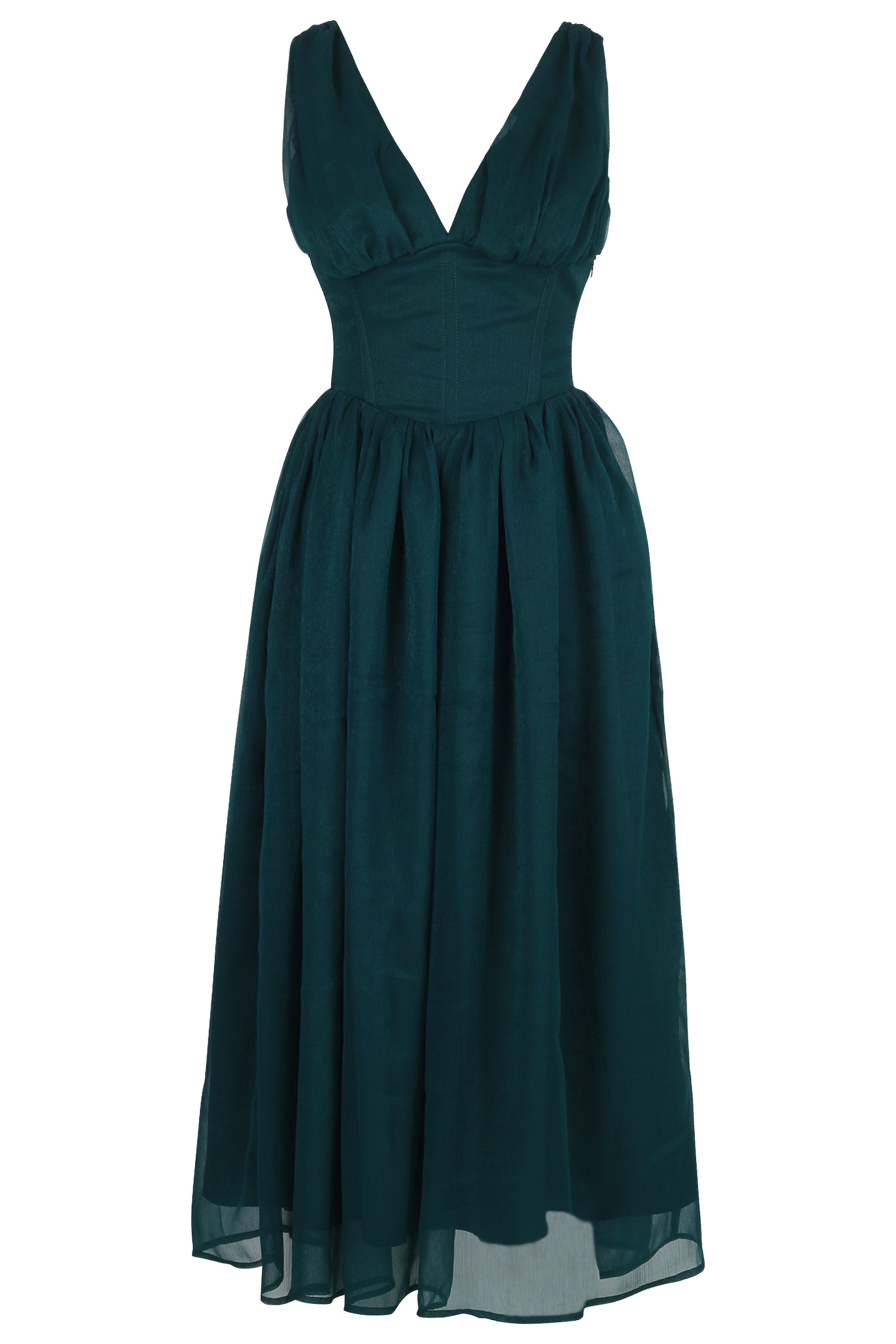 emerald green midi dresses Corset Story Elegant Corset Dress Green Size 08 49.5 inches (measured from black_cupcake_dress Dress's Color:156#-Mint green Shoot Your Shot Lime