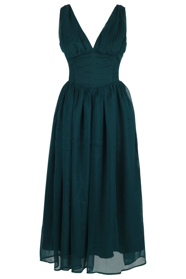 mango stripe knit dress Knitted with draped straps - Women bridesmaid dress long main image 1