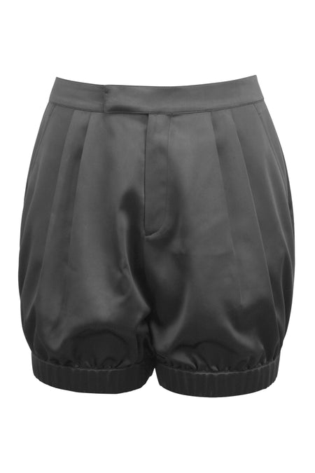 Minnie Black Satin Bloomer Shorts With Pockets (UK)
