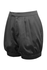 Minnie Black Satin Bloomer Shorts With Pockets (UK)