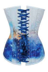 Corset Story MY-609 Misty Mountain Print Longline Overbust Corset