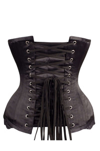 Out From Under Bow Down To Me Velvet & Lace Corset