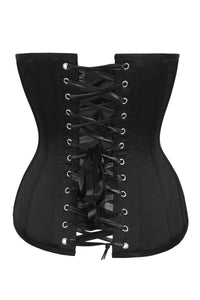 Pink and Black Overbust Lingerie Corset (UK)