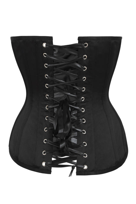 Pink and Black Overbust Lingerie Corset (UK)