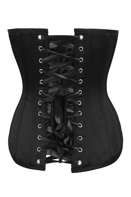 Turquiose and Black Overbust Lingerie Corset (UK)