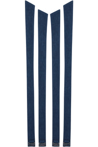 Dahlia Shoulder Strap Blue Chambray