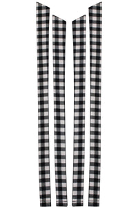 Dahlia Shoulder Strap Black Gingham Cotton