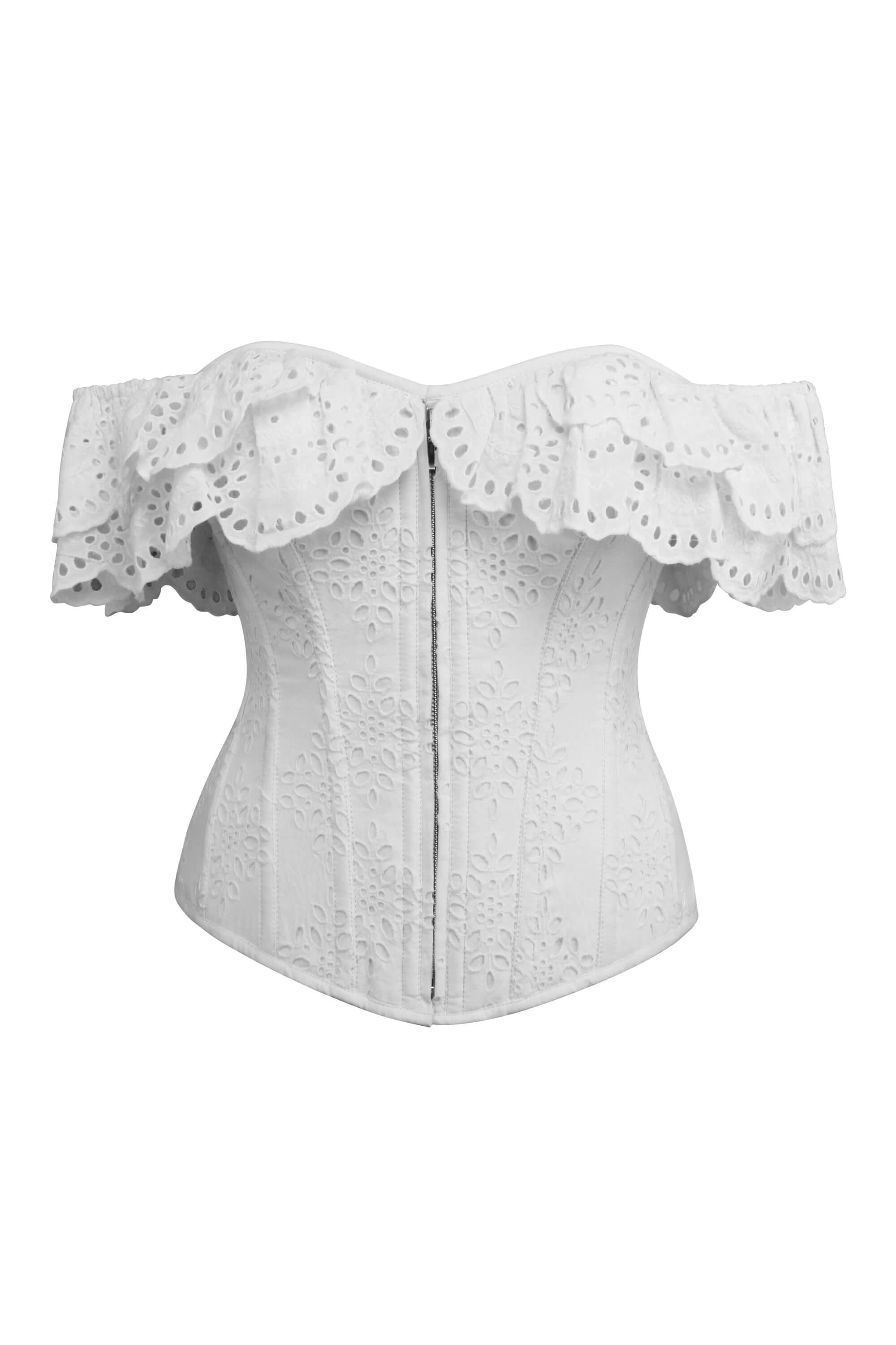 Corset Top With Frill