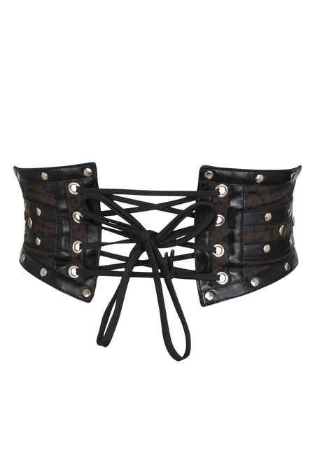 Brown Steampunk Corset Inspired Belt (UK)