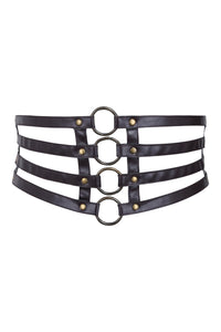 PVC Strappy Corset Inspired Adjustable Belt (UK)