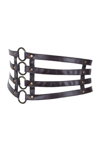 PVC Strappy Corset Inspired Adjustable Belt (UK)