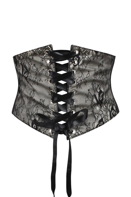 Lace Overlay Inspired Corset Belt (UK)