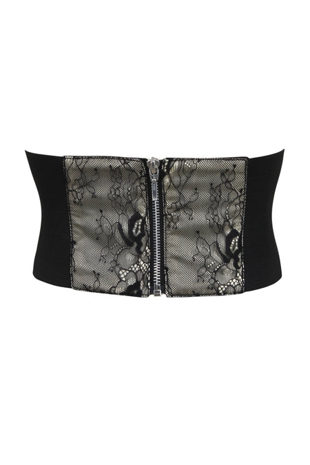 Lace Overlay Inspired Corset Belt (UK)