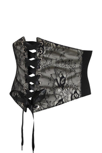 Lace Overlay Inspired Corset Belt (UK)