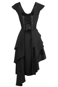 Corset Story SDS012 Little Black Corseted Dress