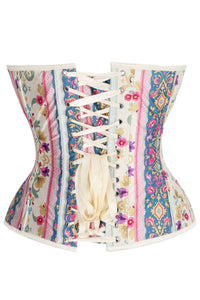 Pastel Baroque Overbust Corset – Garden Carnival