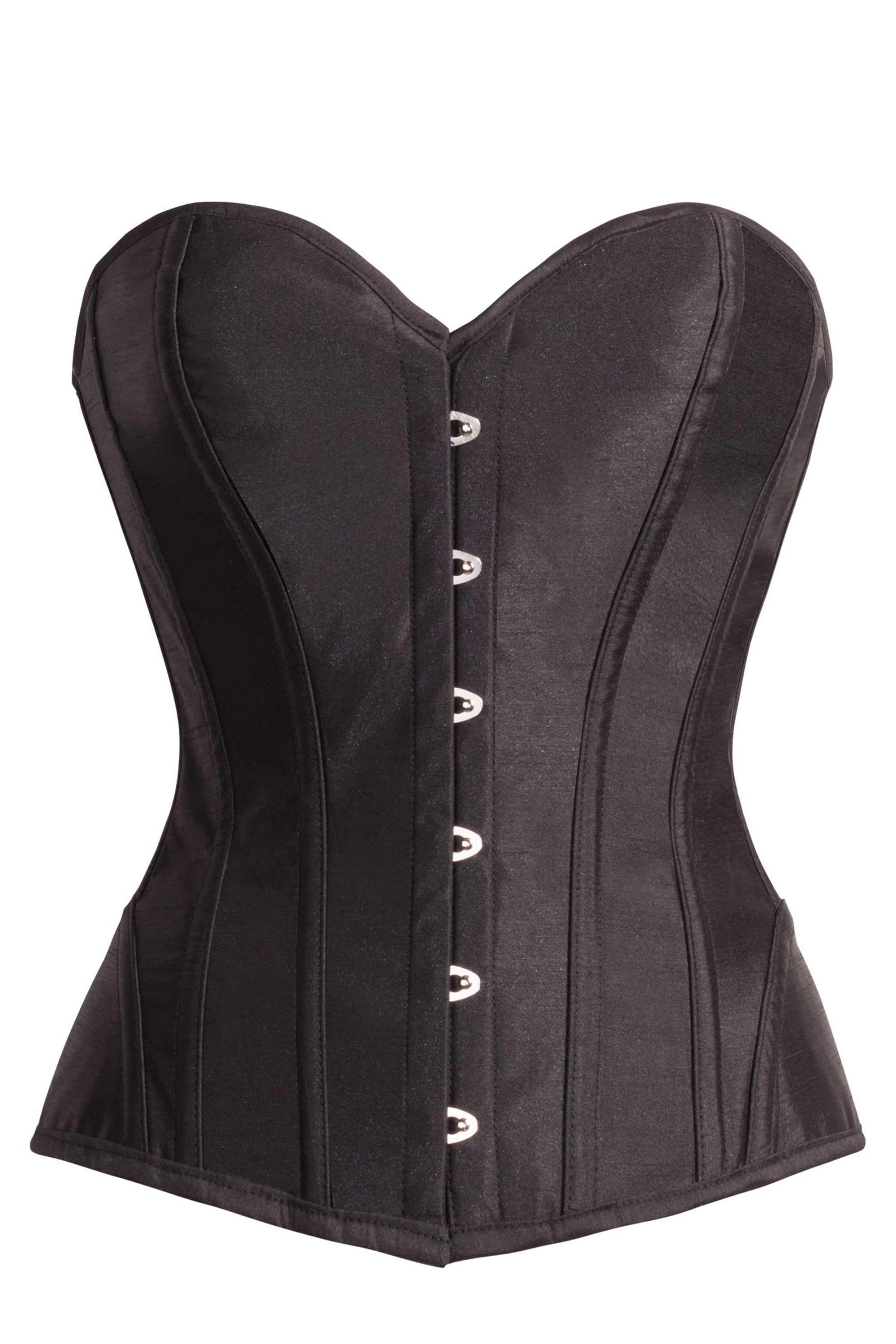 Black PVC Classic Overbust Corset  Overbust corset, Corset, Strapless  dress formal