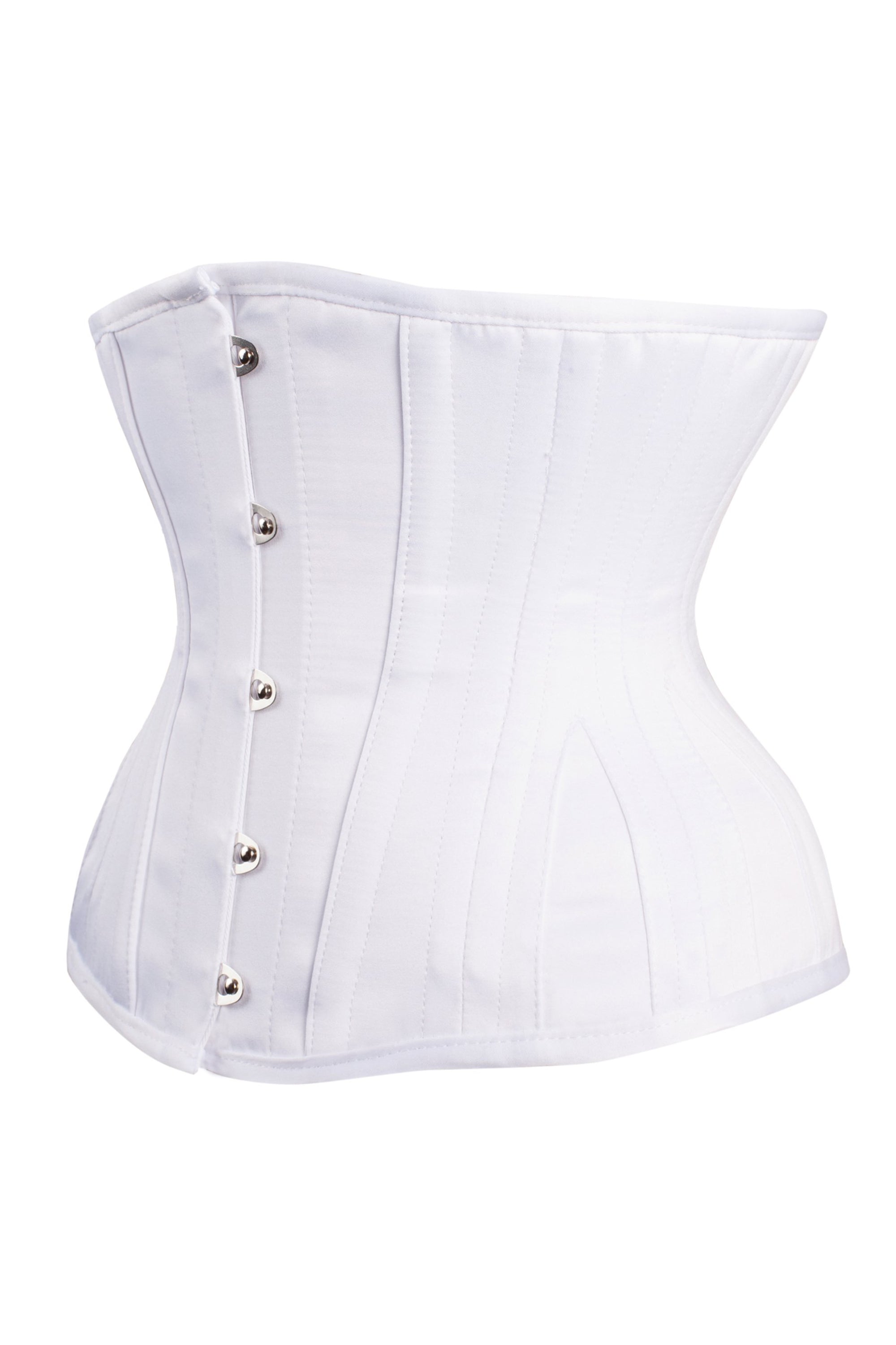 White Expert Waist Training Underbust Bridal Corset