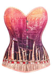 Corset Story WTS531 ARCHITECTURAL PRINT WAIST TAMING CORSET