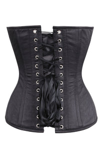 Corset Story WTS534 GOLD SEQUIN AND BLACK SATIN INSTANT SHAPE OVERBUST
