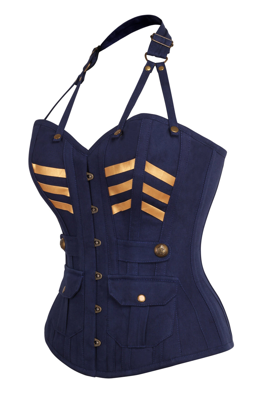 Military Inspired Burlesque Corset