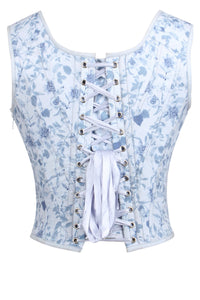 Corset Story WTS803 Historically Inspired Blue Corset Top