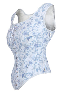 Corset Story WTS803 Historically Inspired Blue Corset Top