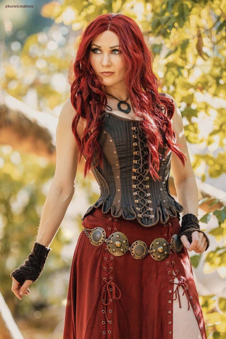 Corset Médieval Femme En Satin - Bustier Avec Baleines, Lacets Dos, Pour Costume, Fête, Soirée à Thème - 14