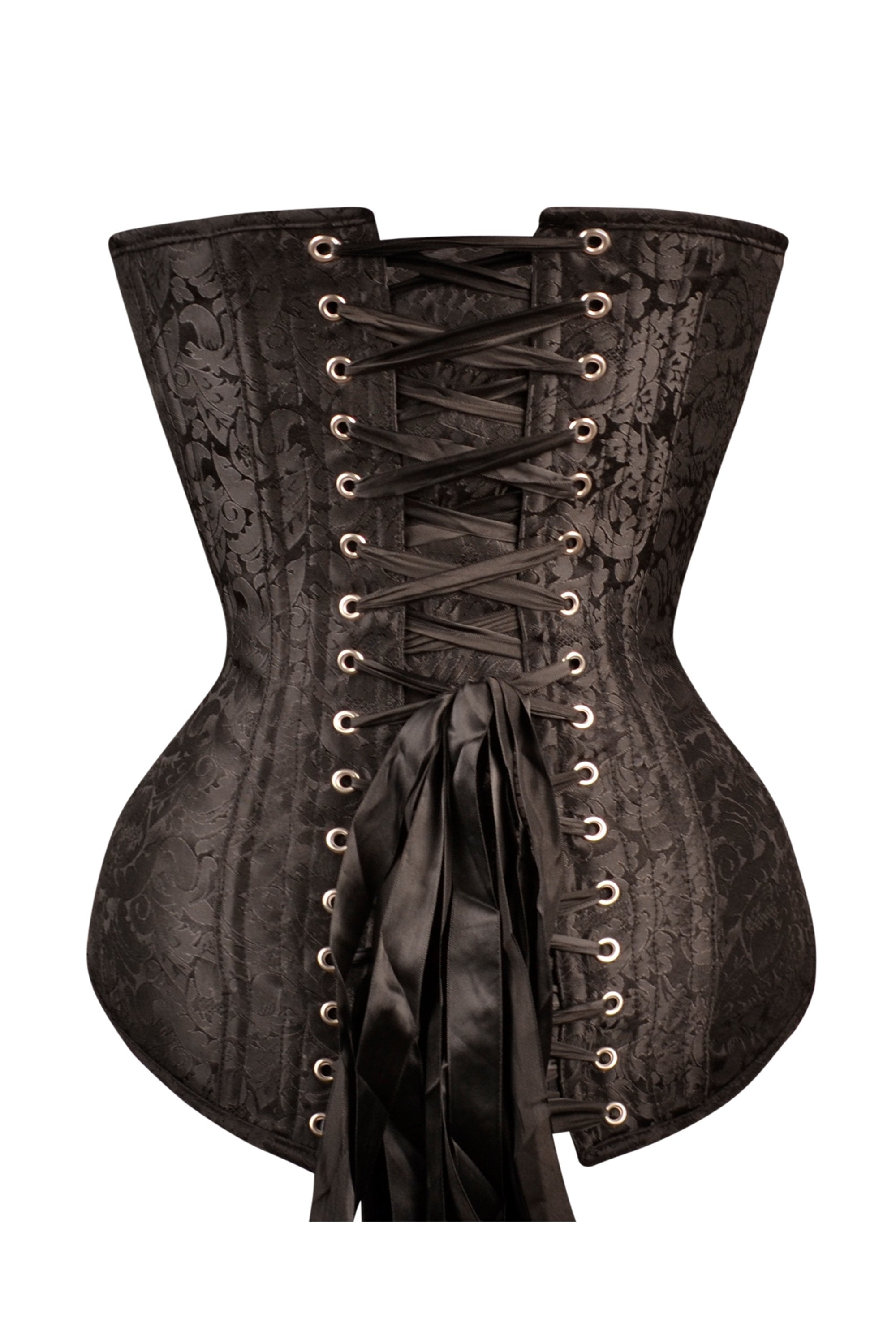 Handmade Women's on sale Premium Brocade Longline Waist Training Corset with Hip Panels For Women