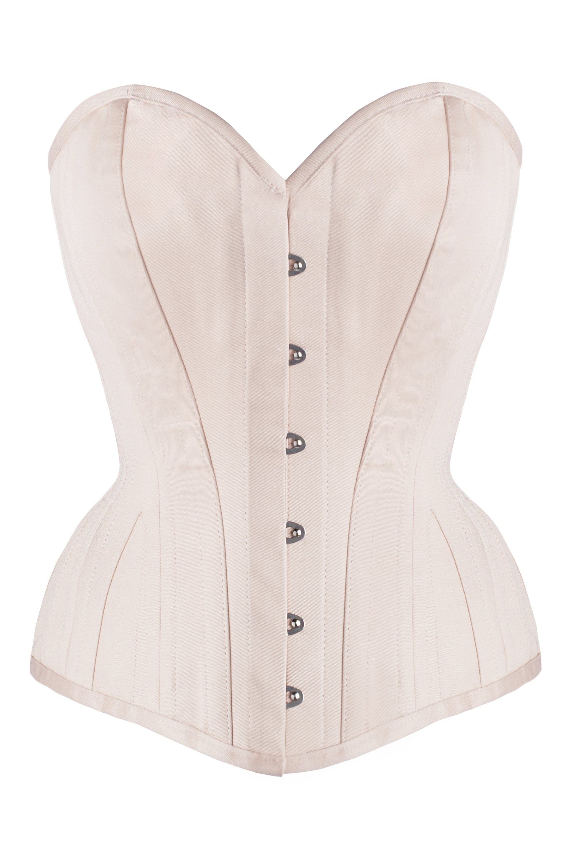 Overbust Corset Top Of The Line Waist Trainer Exquisite Cream