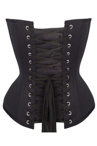 Corset Story WT-004 Black Waist Training Overbust Corset