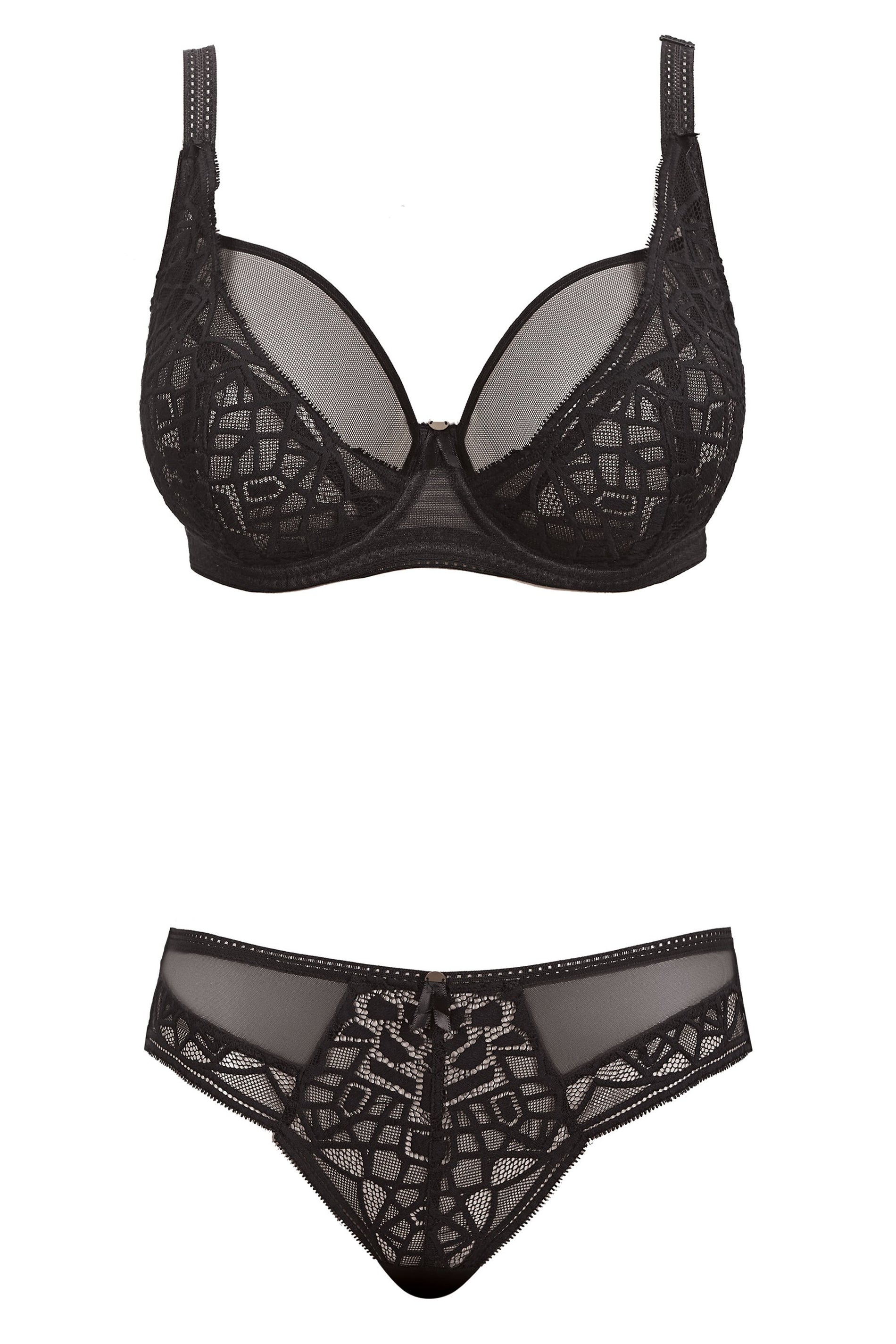 Freya - Soiree Lace Black High Apex Bra