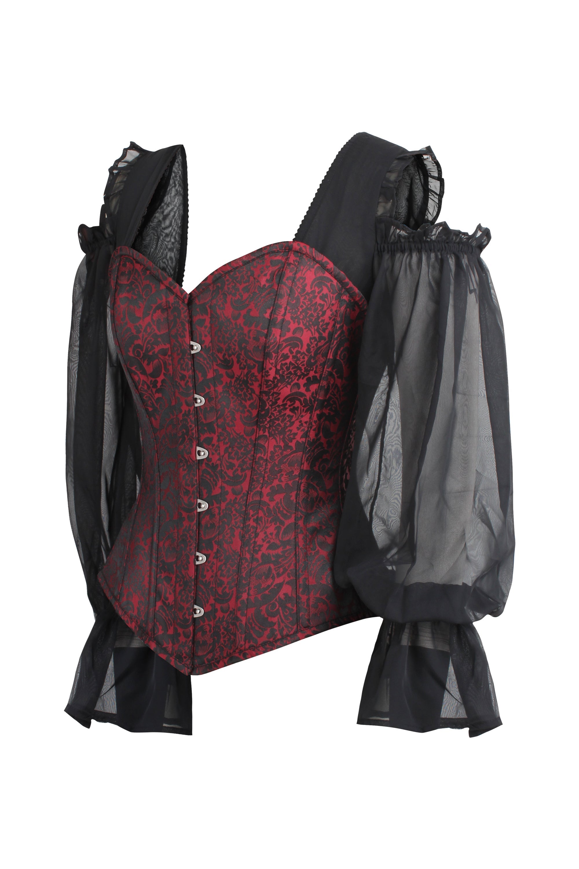 Selling Corset Story Black & silver corset 38in and red brocade bundle for CJ