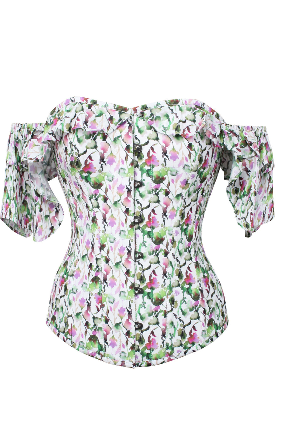 Pink floral corset top - Cover Story