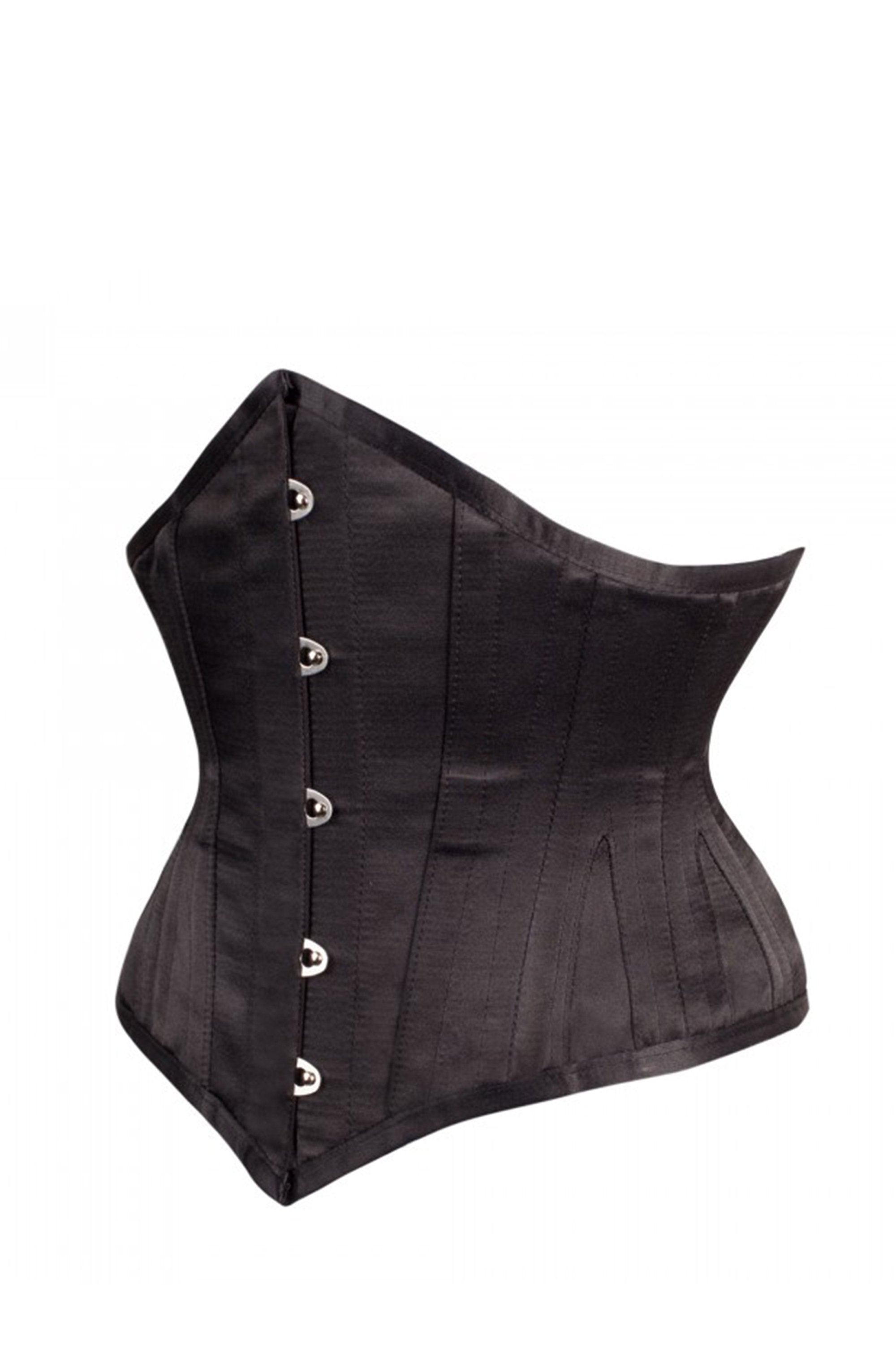 Underbust waspie corset made to measure no busk store steel boned tight lacing waist training