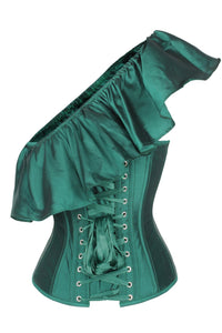 Corset Story FTS020 Off the Shoulder Emerald Green Corset Top