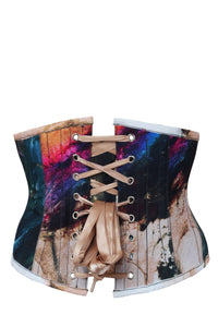 Corset Story MY-610 Abstract Ink Waspie Corset