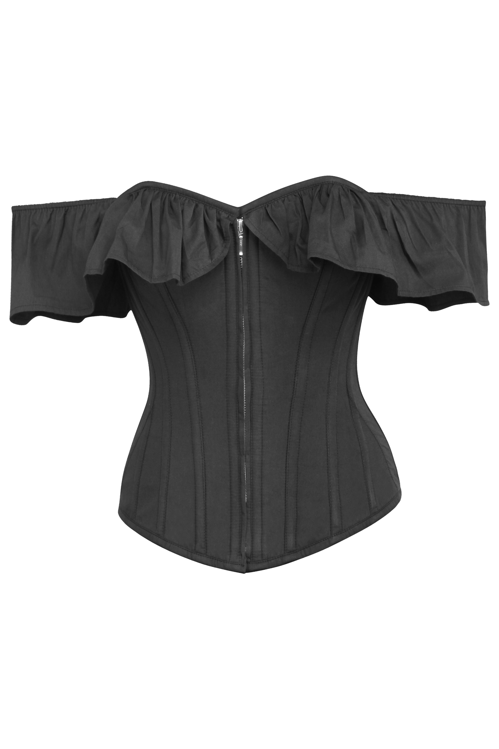 Corset Top With Frill