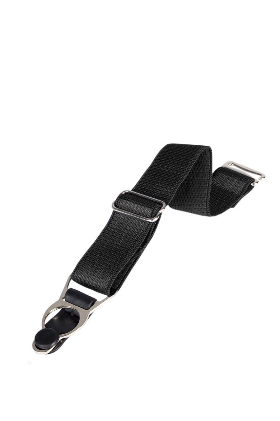6 x Steel Suspender Clips In Black