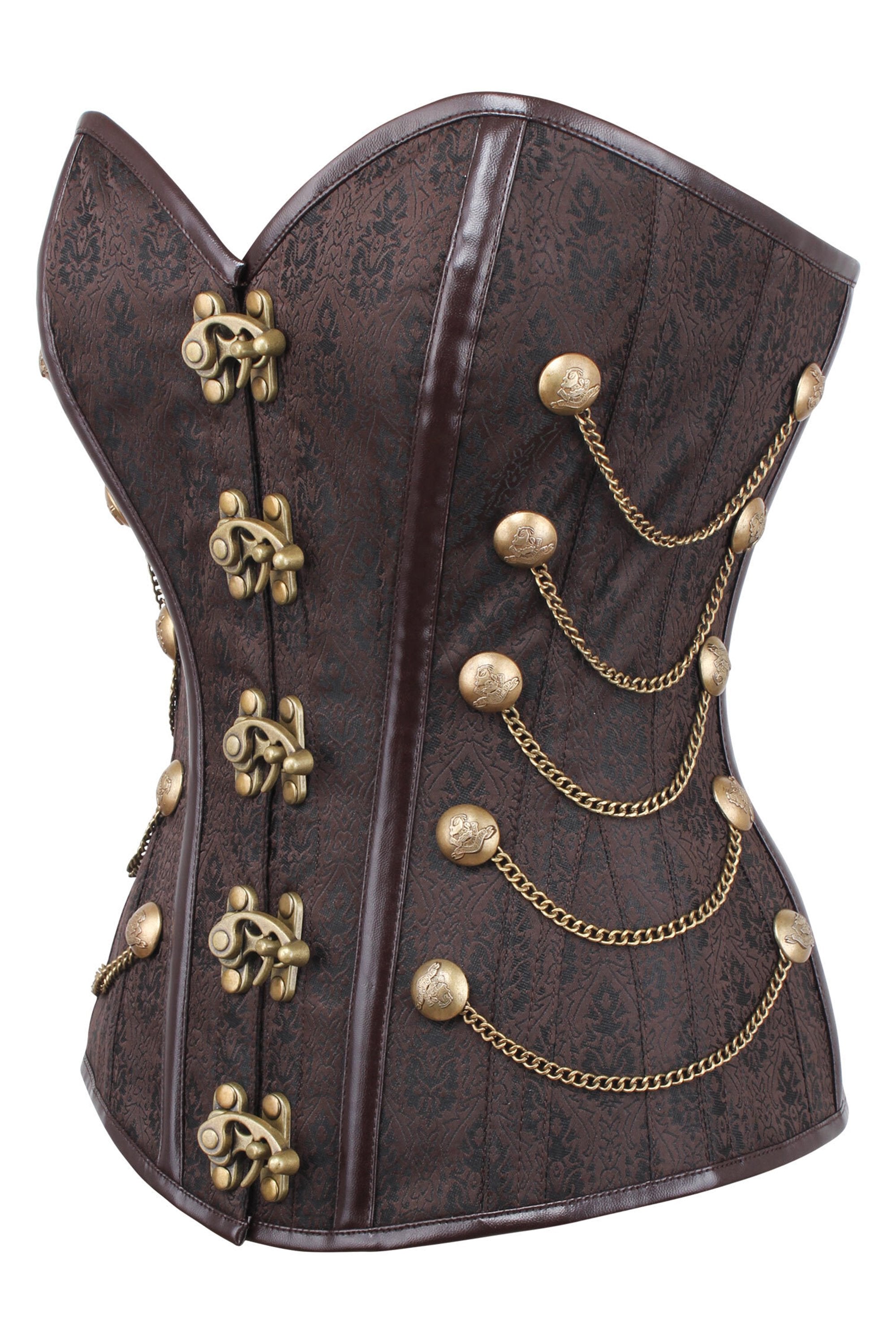 Corset Story fashion Red Steampunk Corset