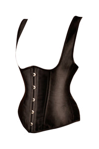 Corset Story A3091 Black High Back Underbust Corset With Straps