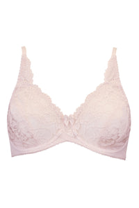 Rosalind Lace Cup Bra With Satin Half Cup